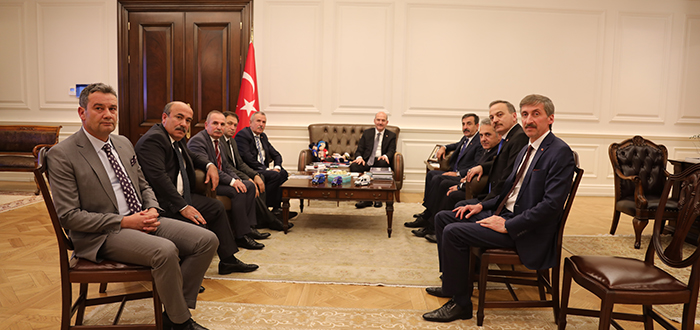 İçişleri Bakanı Süleyman Soylu'yu Ziyaret Ederek İstişarelerde Bulunduk